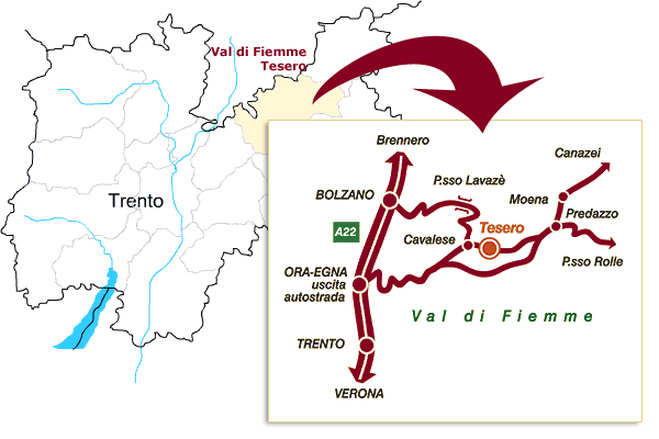 Mappa - Iellici arredamenti, Trentino